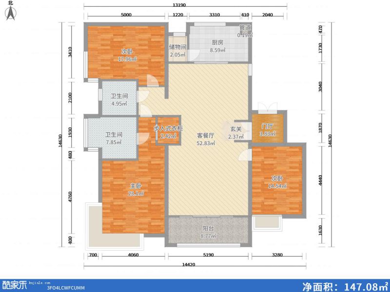 包頭裝修方案包頭總部經(jīng)濟(jì)園二期184㎡